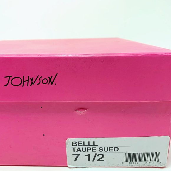 Betsey Johnson Belll Taupe Suede Mary Janes - Picture 5 of 10
